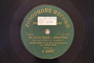 "Wer bist du, himmlisch schönes Wesen" : Duett mit Orchester aus "Hugenotten" / [Giacomo Meyerbeer]