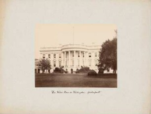 Das Weiße Haus, Washington: Ansicht von der Gartenseite