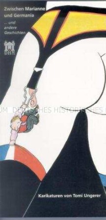 Einladungskarte zur Eröffnung der Ausstellung des DHM "Zwischen Marianne und Germania" im Kronprinzenpalais