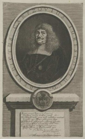 Bildnis des Benedictus Carpzovius