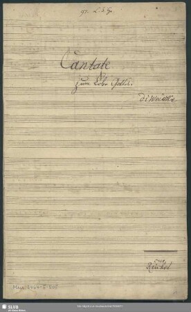 Mit Danken und Lob gehn wir am heutigen Morgen - Mus.3464-E-505 : V (3), Coro, orch, bc