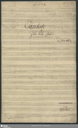 Mit Danken und Lob gehn wir am heutigen Morgen - Mus.3464-E-505 : V (3), Coro, orch, bc