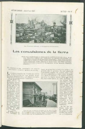 Las convulsiones de la tierra