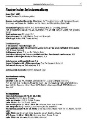 Akademische Selbstverwaltung