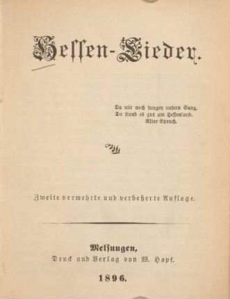 Hessen-Lieder