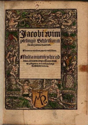 Jacobi wimpfelingij Schletstatensis eleganti[a]e maiores