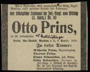 Prins, Otto