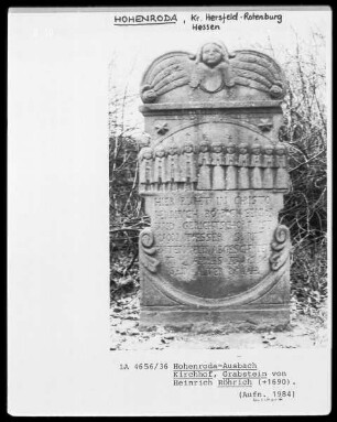 Grabstein von Heinrich Röhrich