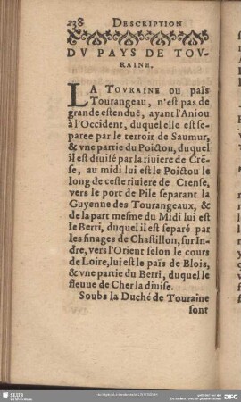 Du Pays De Touraine