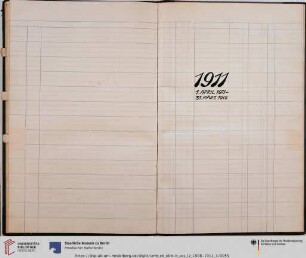 1911 1. April. 1911-31.März 1912