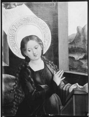 Lautenbach Katholische Wallfahrtskirche Maria Krönung Linker Seitenaltar Verkündigung an Maria (um 1523)