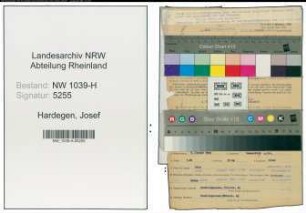 Entnazifizierung Josef Hardegen , geb. 07.01.1905 (Beamter)
