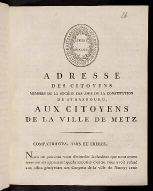 1-3, Adresse Des Citoyens Membres...