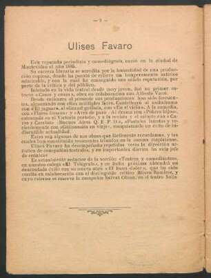 Ulises Favaro - [Nota biográfia]