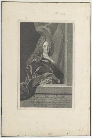 Bildnis des Henricus Johannes Leupoldus