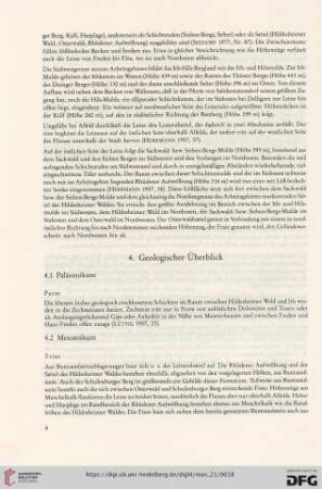 4. Geologischer Überblick