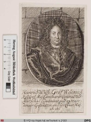 Bildnis Heinrich Wilhelm Wilczek (1714 Reichsgraf von)