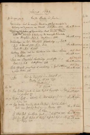 Von Hhn Plaaten aus Haarlem. - Aus dem Verzeichnis einer Bibliothek zu Nürnberg. den 16t Febr. 1789. (Grattenauer.)