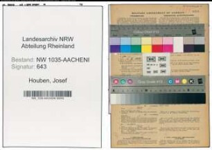 Entnazifizierung Josef Houben , geb. 05.03.1897 (Steiger)