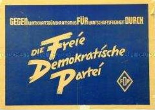Wahlplakat der FDP