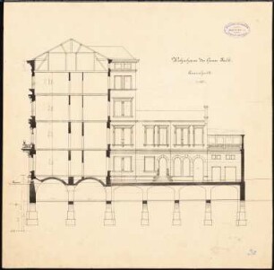 Wohnhaus Falk-Ring, Mainz: Querschnitt 1:100