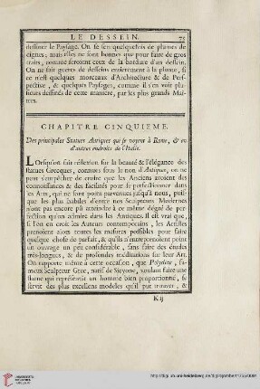 Chapitre Cinquieme