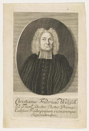 Bildnis des Christianus Fridericus Wilisch