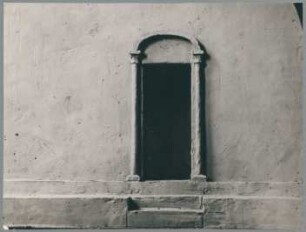 Modell Grabkapelle Thyssen, Fassade, Detail, 1925/26, Ton oder Gips