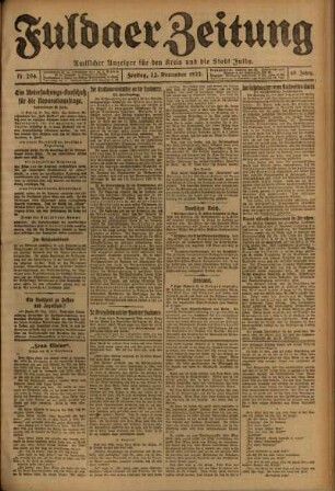 Ausgabe vom Freitag, den 22. Dezember 1922.