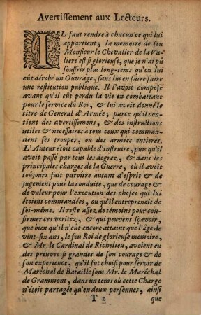 Les Fonctions Du Capitaine De Cavalerie & les principales des ses Officiers Subalternes : Où les Capitaines, ses Lieutenant ... trouveront la manière de s'acquitter de leurs devoirs dans chaque occasion ..., 4. Pratique Et Maximes De La Guerre : Enseignant les Charges des Genereaux, les devoirs de tous les Officiers d'Armées ...