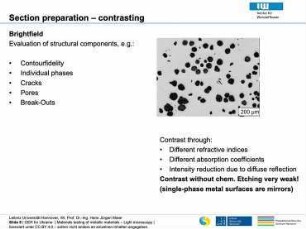 Materials Testing - Metallography