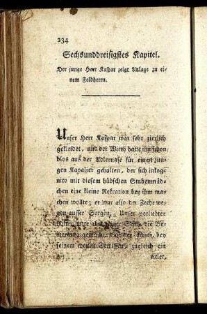 Sechunddreisigstes Kapitel. - Letztes Kapitel.