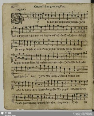 X. Jesu dein will ich sein