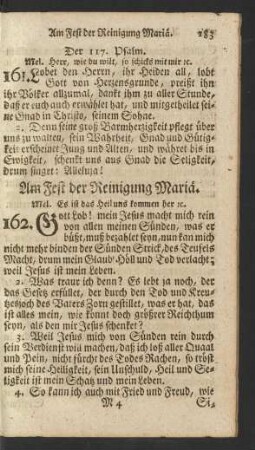 Am Fest der Reinigung Mariä