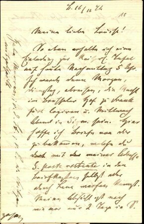 5-10-8-1.0000: Hammers, Ludwig, Oberbürgermeister von Düsseldorf; diverse Schreiben ff.: Beschreibung seines Aufenthaltes in Sigmaringen