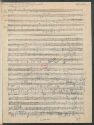 Quintette. Auszüge; vl (2), vla, vlc, pf; F-Dur
