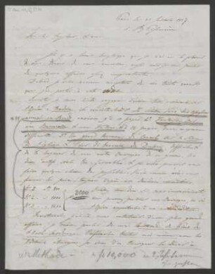 Brief an B. Schott's Söhne : 21.07.1837