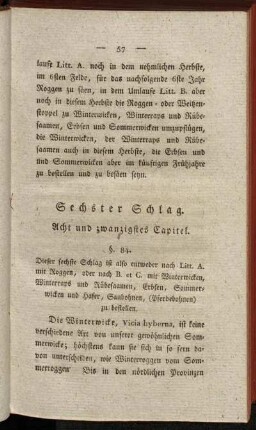 Sechster Schlag. Acht und zwanzigstes Capitel