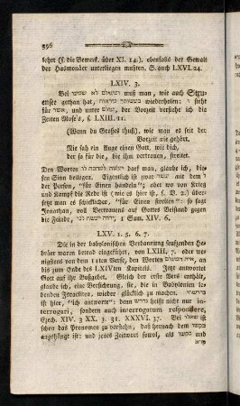 396-415, LXIV. 3; LXV. 1. 5. 6. 7; LXV. 11. 12. 15. 16. 18; LXVI. 1-6; LXVI. 7. 8. 9. 10; LXVI. 14-18; LXVI. 18-20; LXVI. 21. 23. 24.