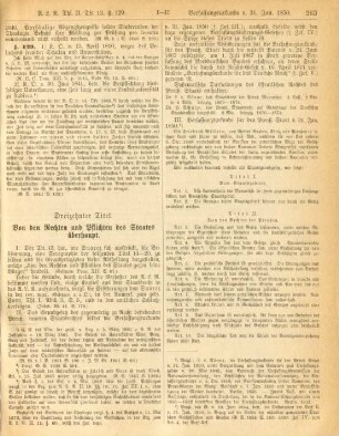 Dreizehnter Titel. Von den Rechten und Pflichten des Staates überhaupt