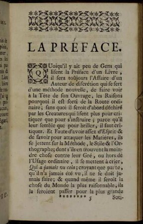 La Préface