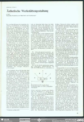 Ästhetische Werkstättengestaltung (2. Teil)