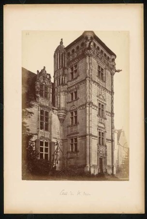 Château de Saint-Quen de Chemazé: Teilansicht mit Haupteingang