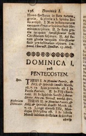 136-151, Dominica I.-II. post Pentecosten.