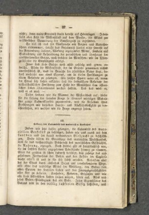 12. Hebung der Calamität des materiellen Verkehrs.
