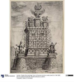Der viereckige Turm in Flammen (La tour carrée)