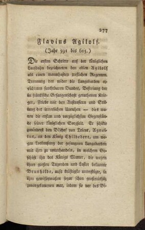 Flavius Agilolf. (Jahr 591 bis 615.)