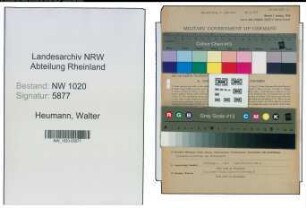 Entnazifizierung Walter Heumann , geb. 12.09.1895 (Einkaeufer)