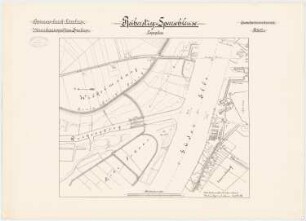 Reiherstieg-Sperrschleuse, Hamburg-Harburg: Lageplan 1:4000