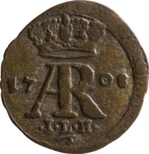 Münze, Pfennig, 1708